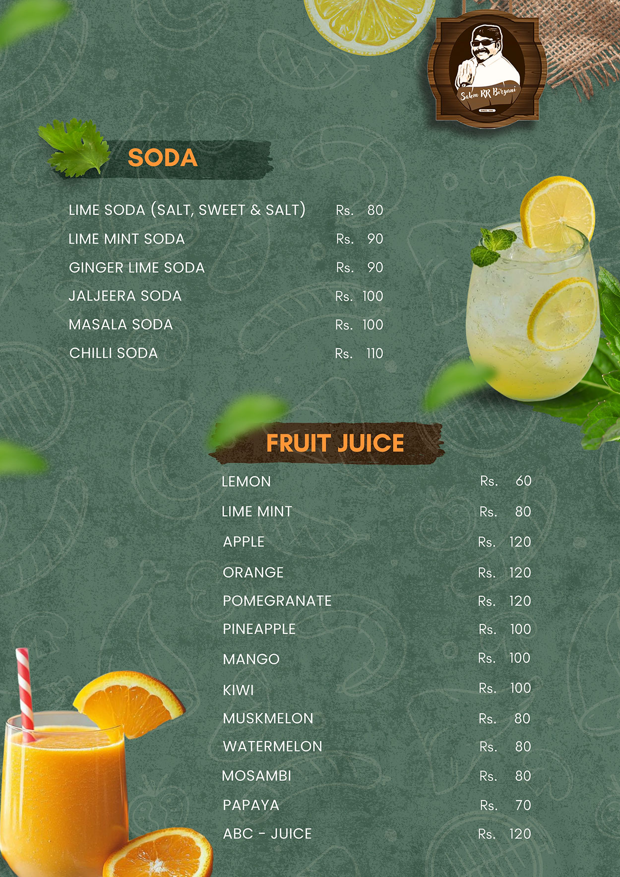 Menu Page 13