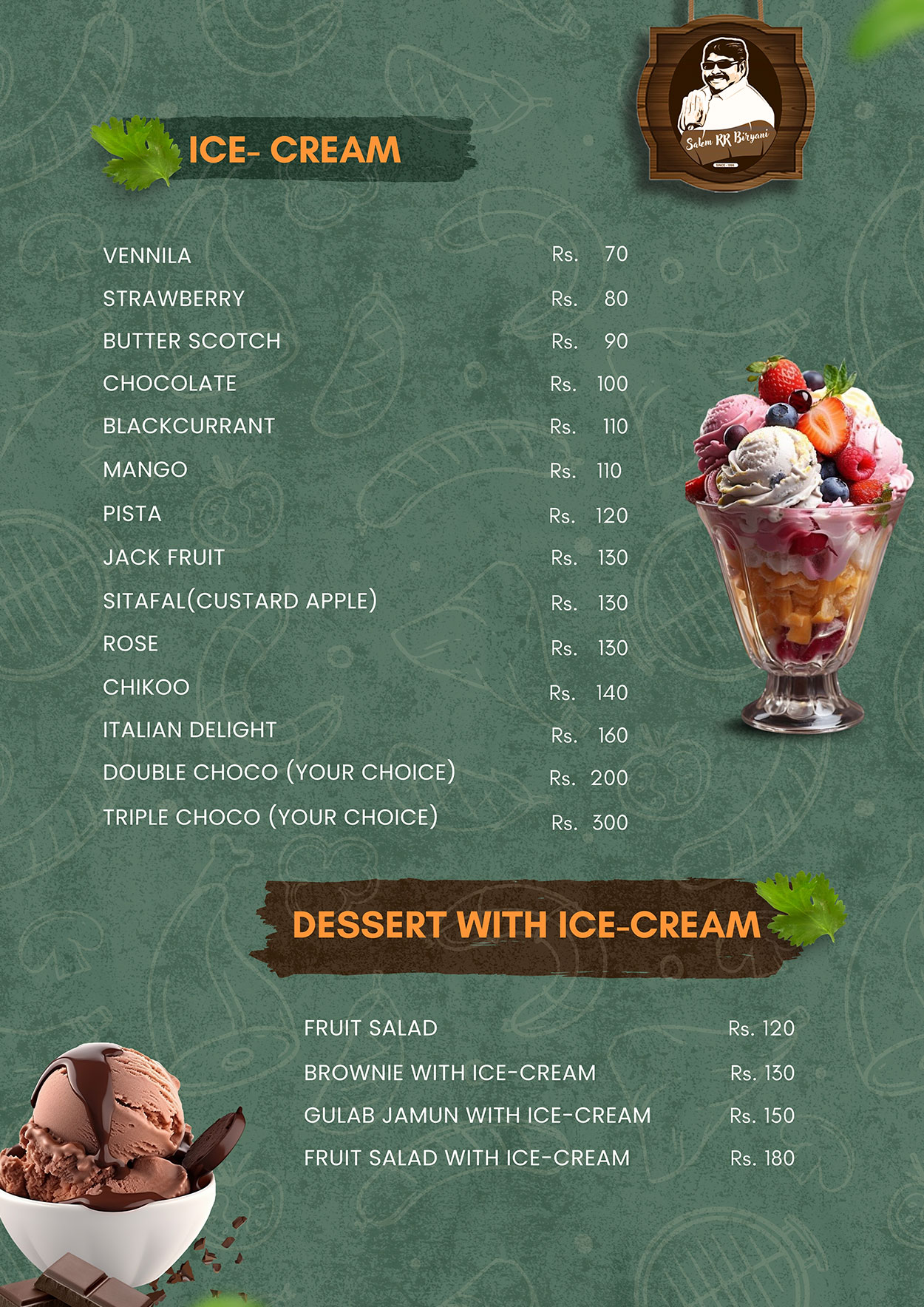 Menu Page 17