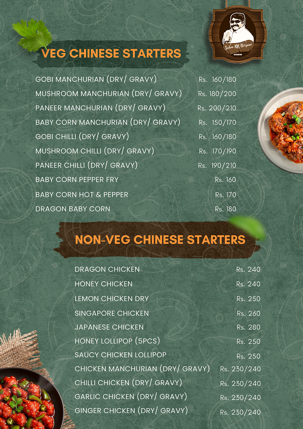 Menu Page 5