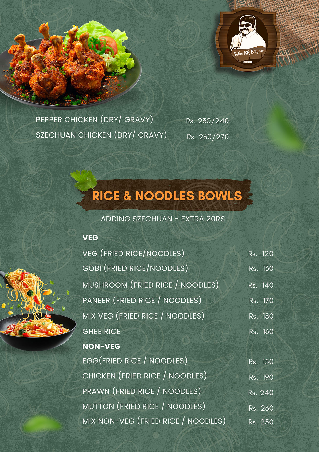 Menu Page 6